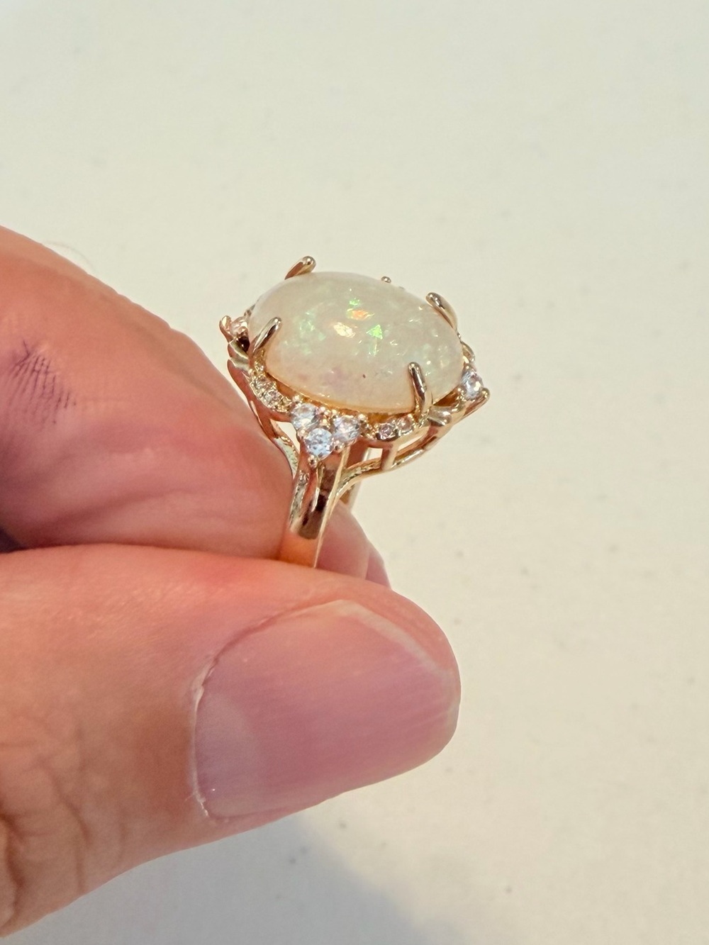 Vintage Style Oval Ring. - Picture 5 of 7